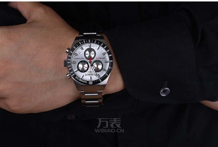 00_tissot 运动系列男表石英手表(价格/报价,图片)精钢表带银色 表盘