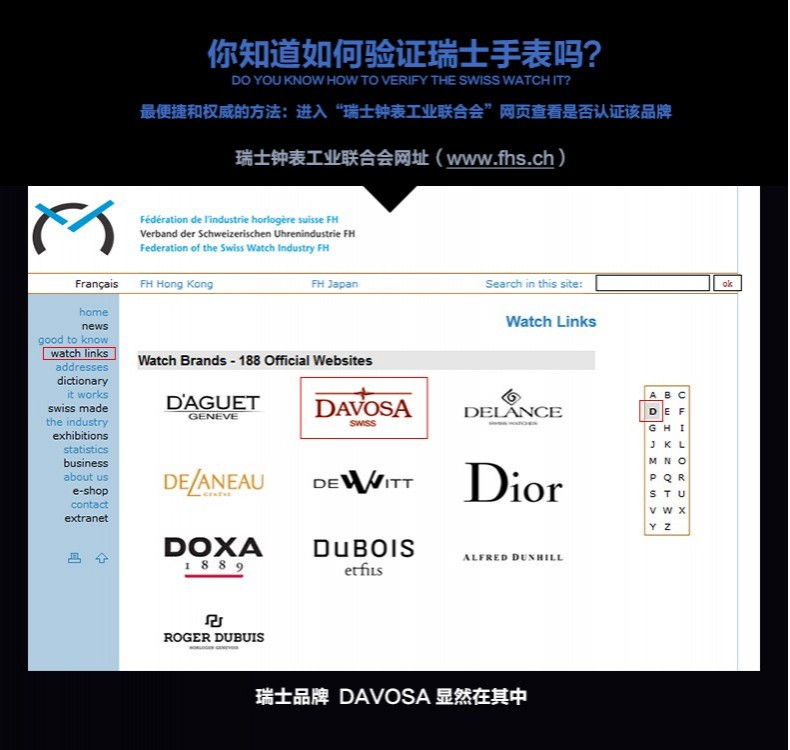 瑞士迪沃斯(DAVOSA)-Titanium Black Limited Edition系列 16150685 机械男表