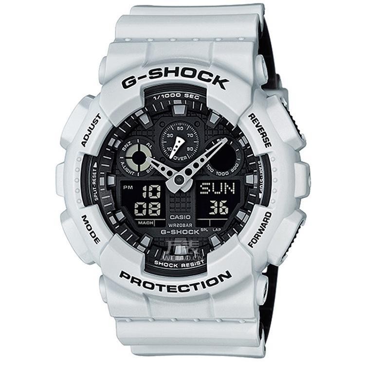 卡西欧g-shock系列 ga-100l-7apr 时尚街头手表户外运动表