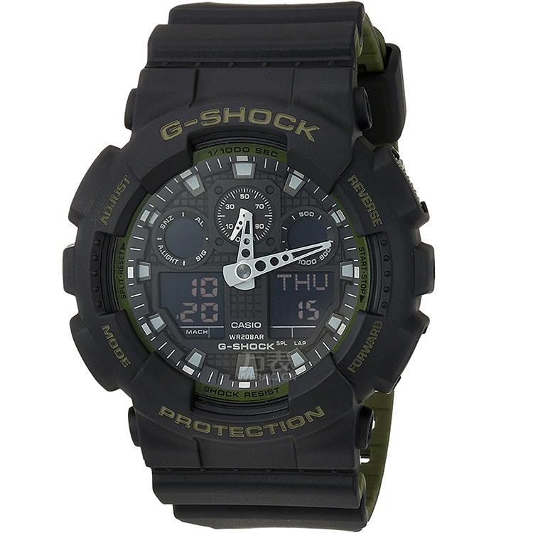 卡西欧g-shock系列 ga-100l-1apr 时尚街头手表户外运动表