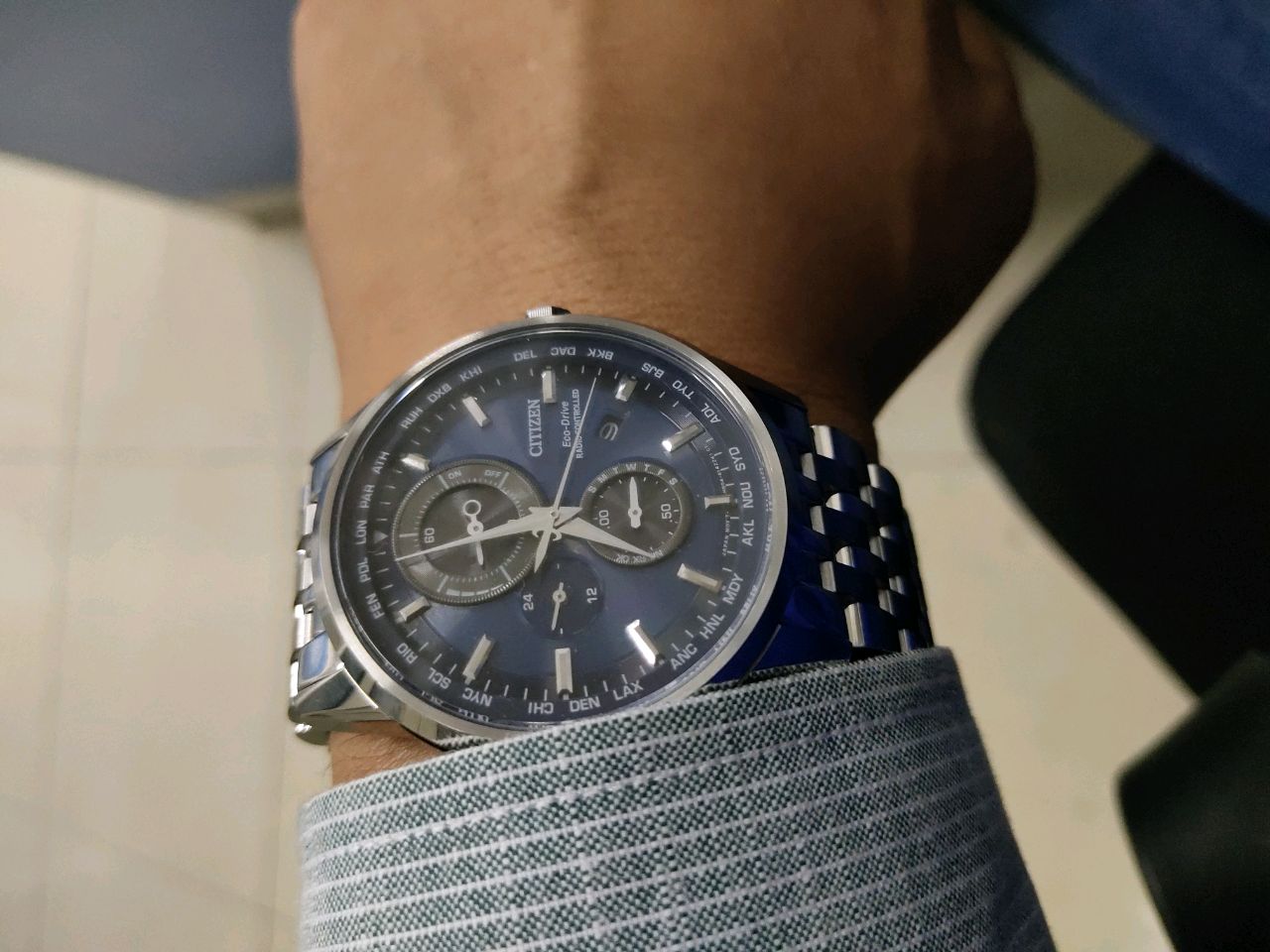 西铁城at8110-61l手表【表友晒单作业】挺好的,能.