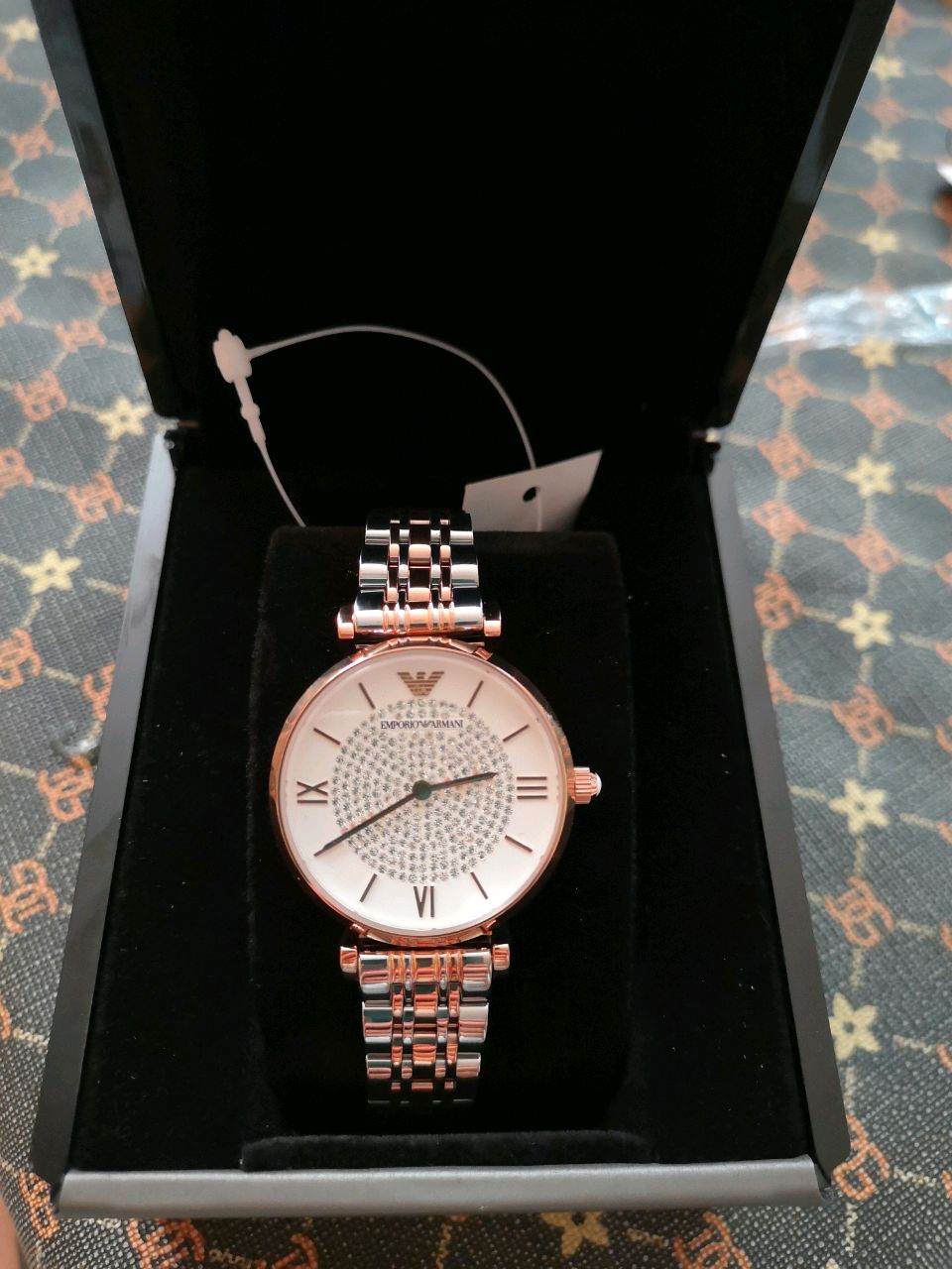 阿玛尼ar1926手表表友晒单作业表戴着很有