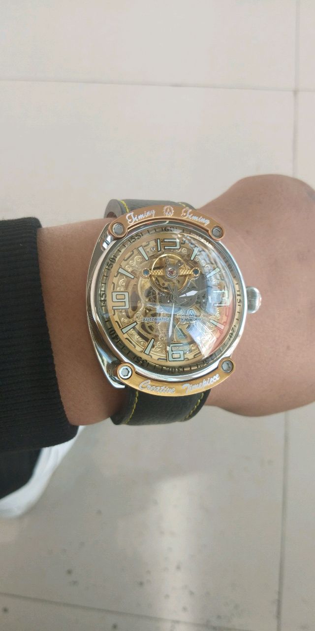 天铭8153sx-a(钢色壳黄色面)价格及图片,timing星际迷航男表手表怎么