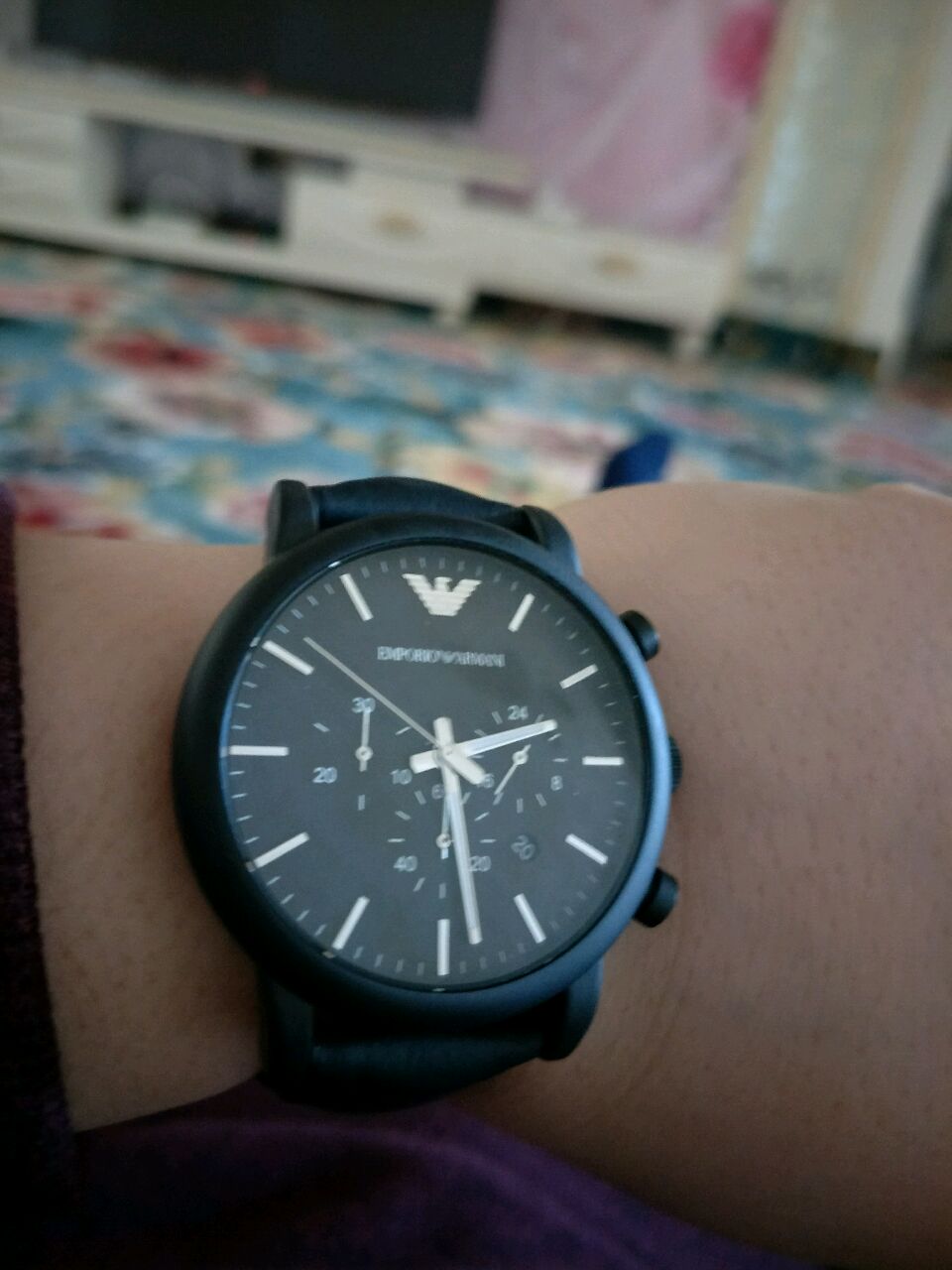 阿玛尼ar1970手表表友晒单作业今天收到手