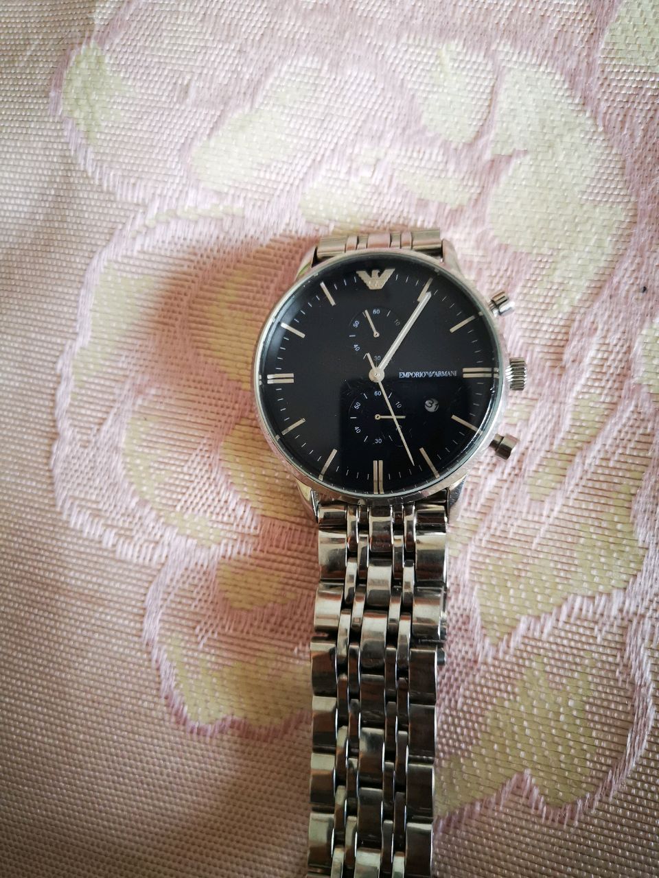 阿玛尼ar1648手表表友晒单作业还可以吧