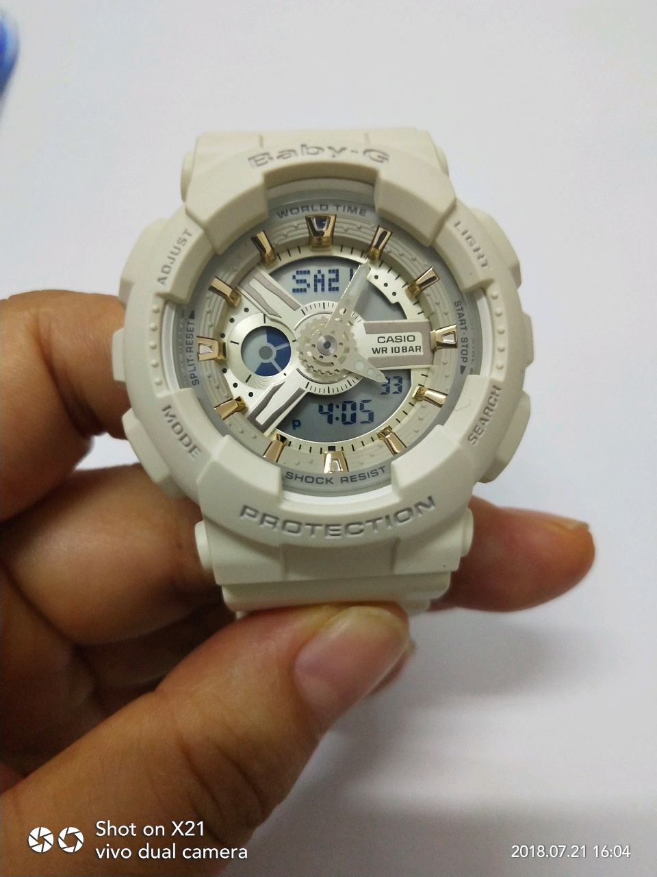 卡西欧BA-110GA-7A2PR手表【表友晒单作业】质量很好！...
