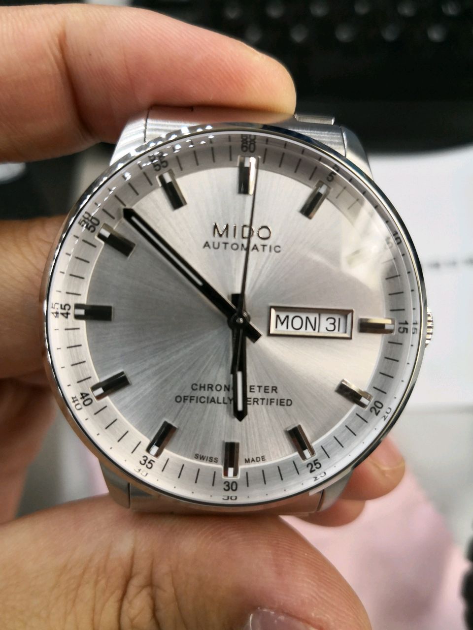 美度m0214311103100手表表友晒单作业实物比图片