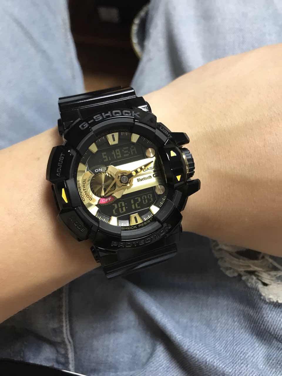 卡西欧GBA-400-1A9PR手表【表友晒单作业】表挺好看的...