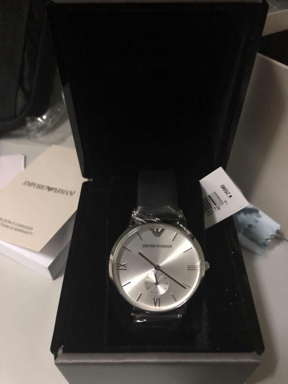 阿玛尼ar1674手表表友晒单作业去