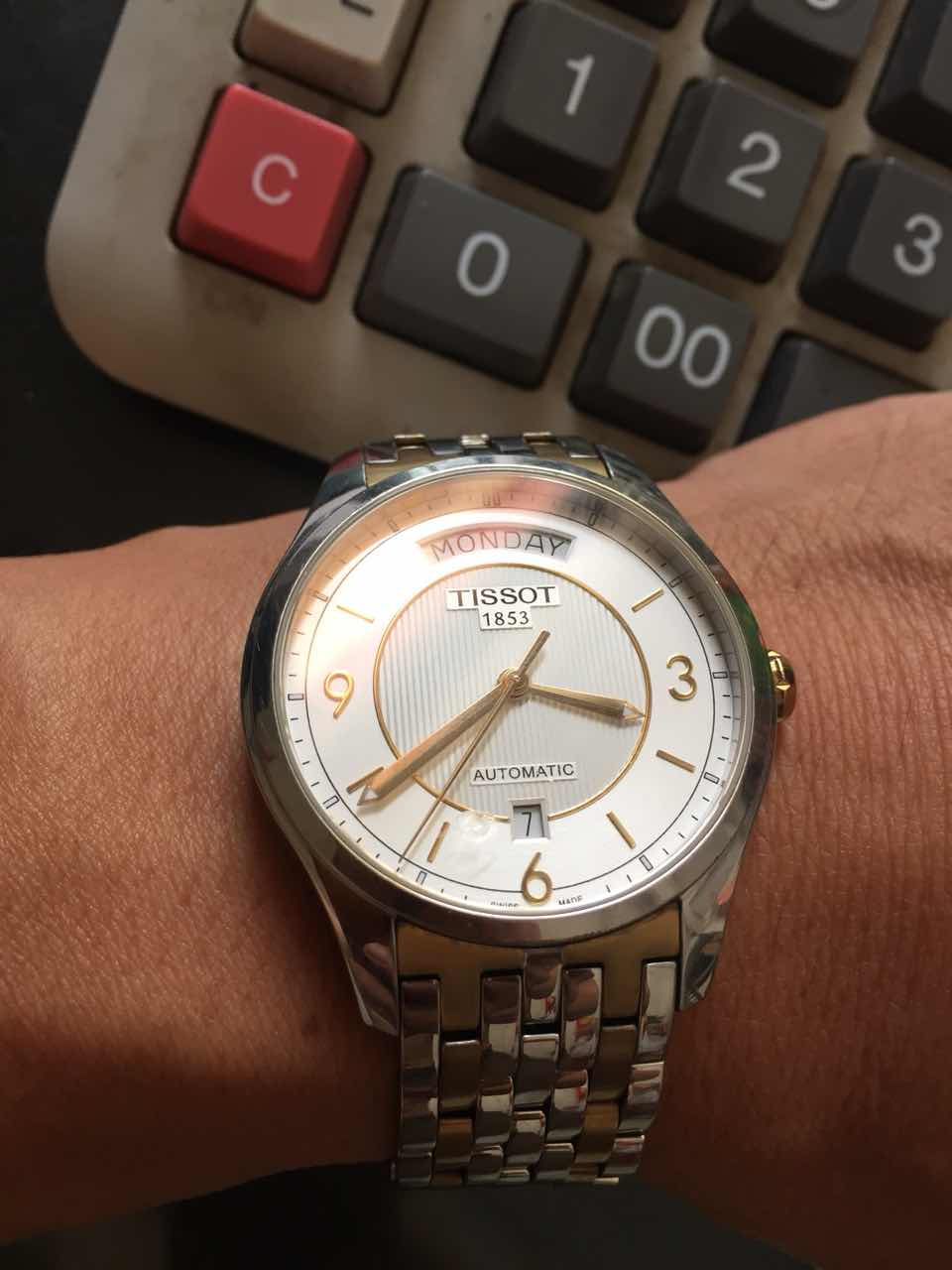 天梭t038.430.22.037.00手表「表友晒单作业」不错的一款.