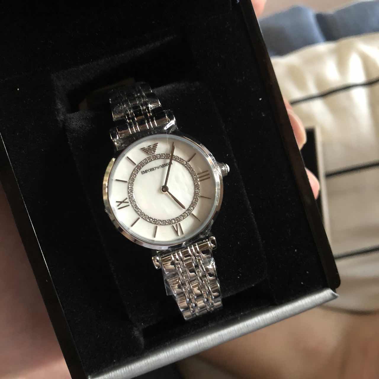阿玛尼ar1908手表表友晒单作业阿玛尼是真