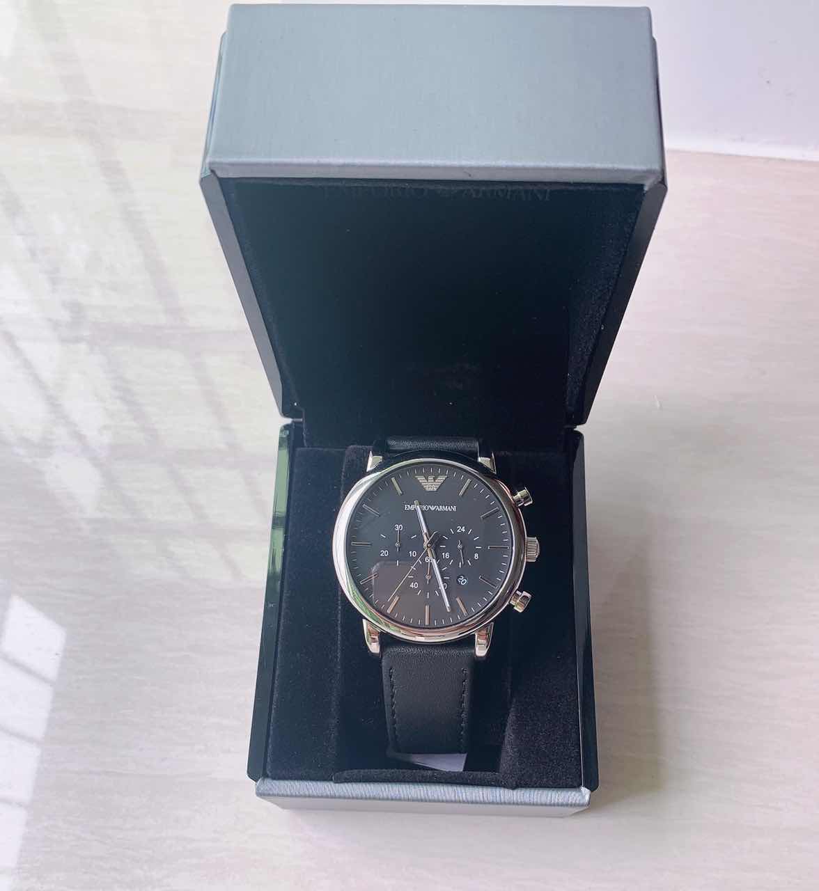 阿玛尼ar1828手表表友晒单作业手表很酷