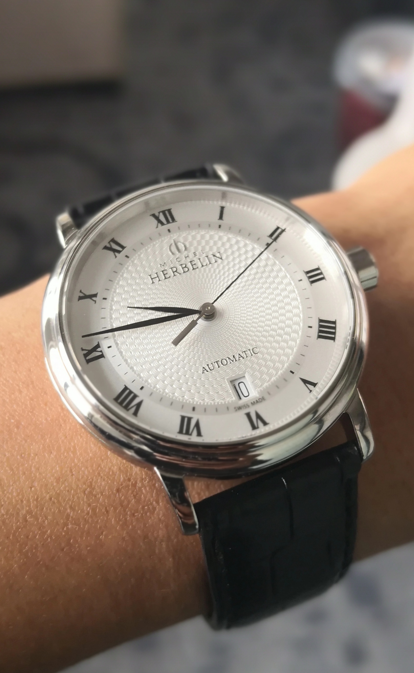 赫柏林164308手表表友晒单作业挺好的刚