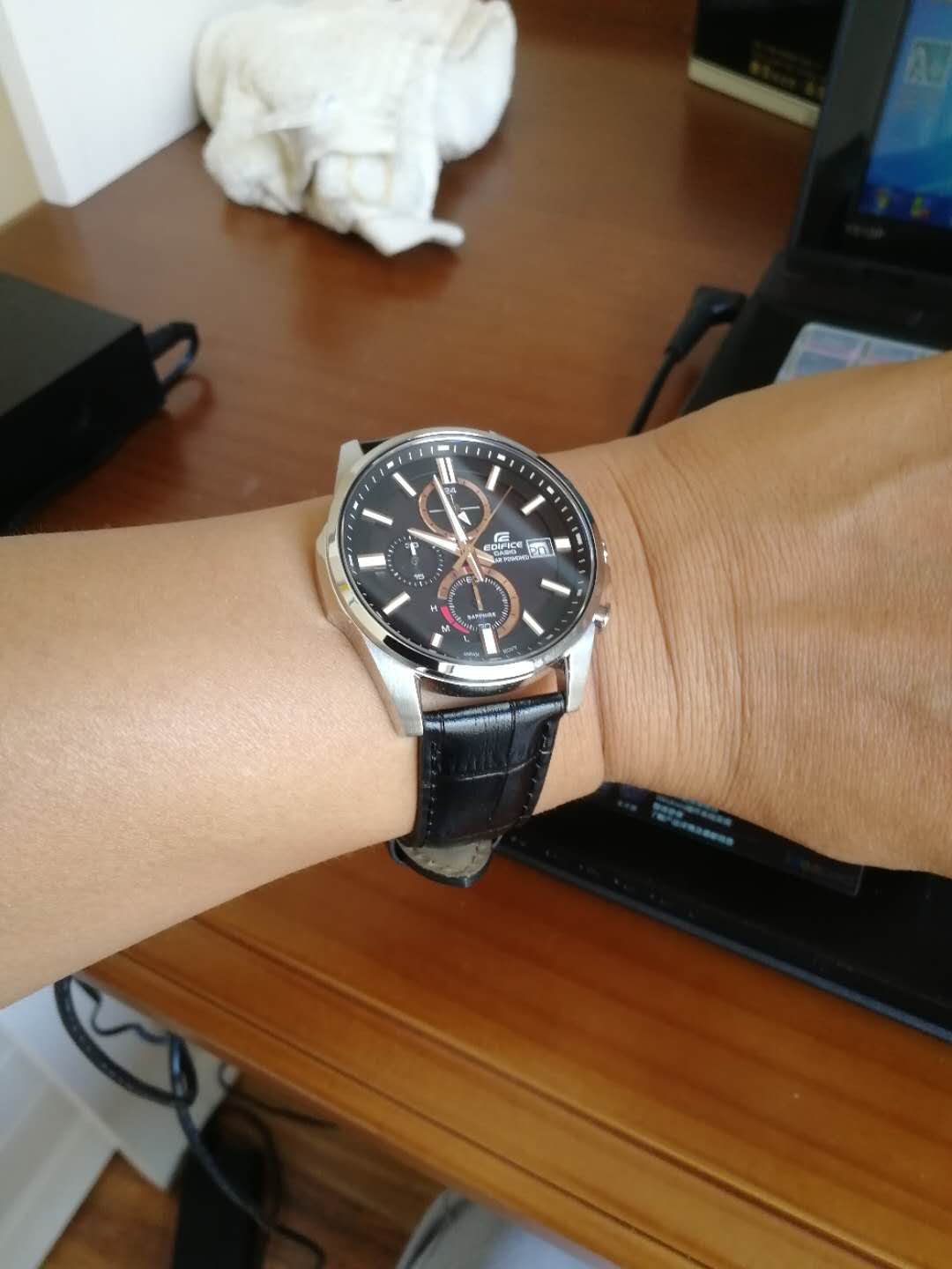 卡西欧EFB-560SBL-1AVUPR手表【表友晒单作业】手表挺好的...