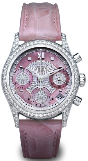 Armand Nicolet-Chronograph & Big Date系列 9154L-AS-P915RS8 女士机械表