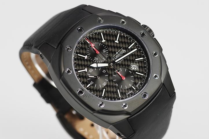 瑞士迪沃斯（DAVOSA）-Titanium Black Limited Edition系列 16150685 男士机械表