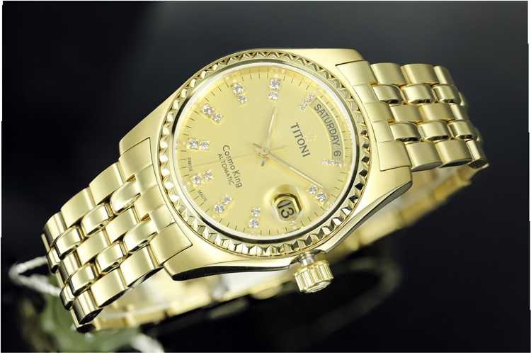 梅花Titoni-COSMO KING宇宙系列 787 G-306 男士机械表