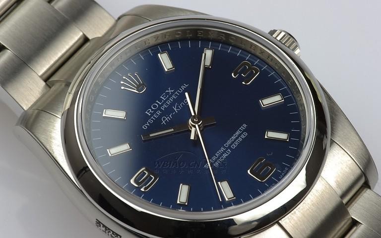 劳力士ROLEX-蚝式恒动系列 114200-70190蓝369伯 男士机械表