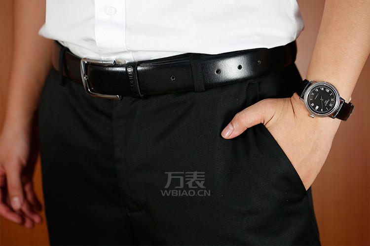 天梭TISSOT-港湾系列 T045.407.16.053.00 男士机械表 试戴