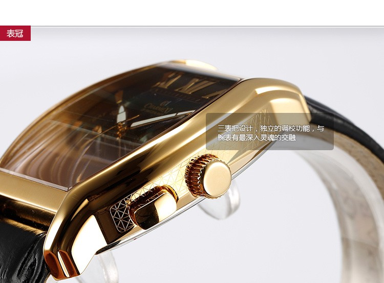 瑞士查梅斯charmex-LUCERNE系列 2007 男士石英表 表冠