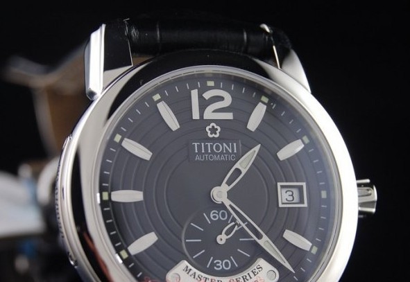 梅花titoni-master series大师系列 83688 s-st-296 机械男表