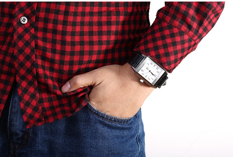 积家JAEGER-LECOULRE-REVERSO系列 Q7008420 男士机械表 佩戴