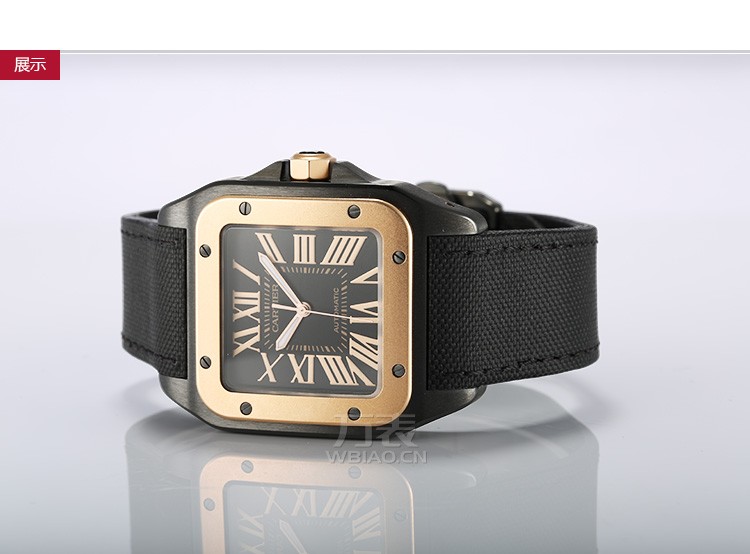 卡地亚Cartier-SANTOS系列 W2020009 男士机械表 正面