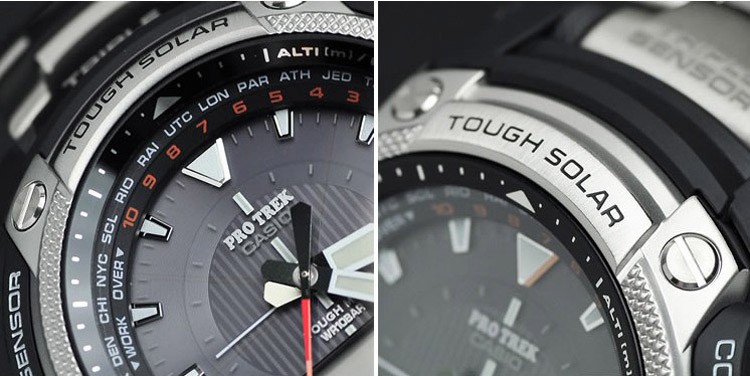 卡西欧CASIO-PROTREK系列 PRW-5050T-7DR 男士光能表