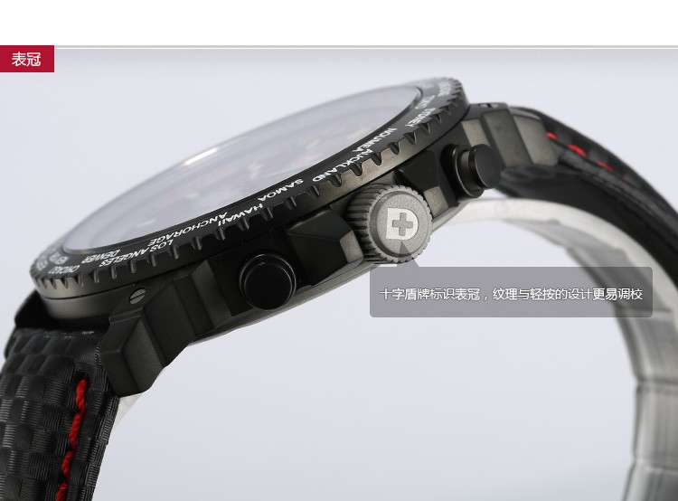 瑞士军表SWISS MILITAR-空军Luftwaffe系列 24761 男士飞行表