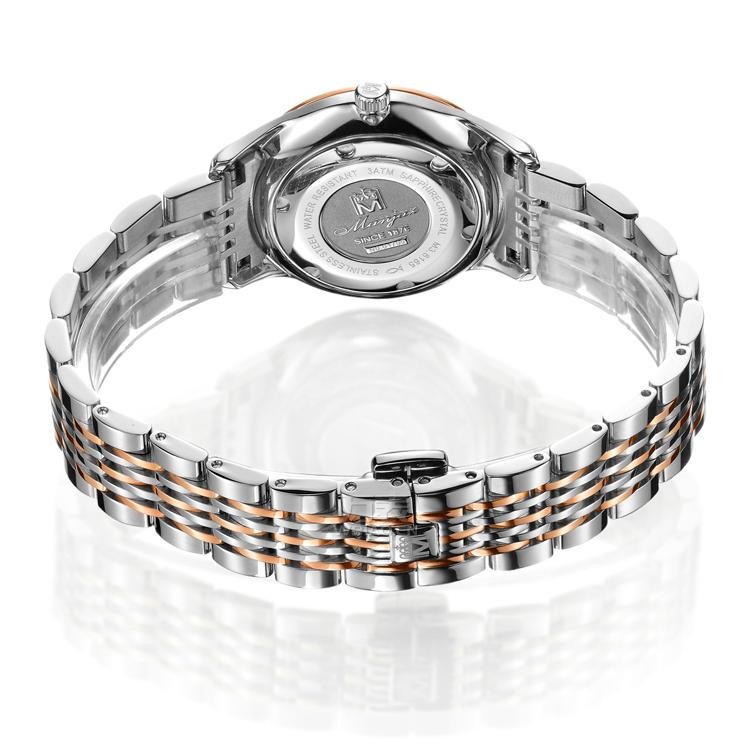 名爵Manjaz-爱琴海系列 6165L SR-WR-A5 女士石英表