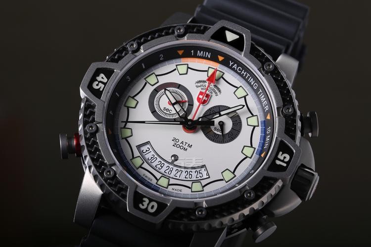 潜水吉尼斯纪录品牌：瑞士军表SWISS MILITARY-海洋Marine系列 24801 男士潜水腕表