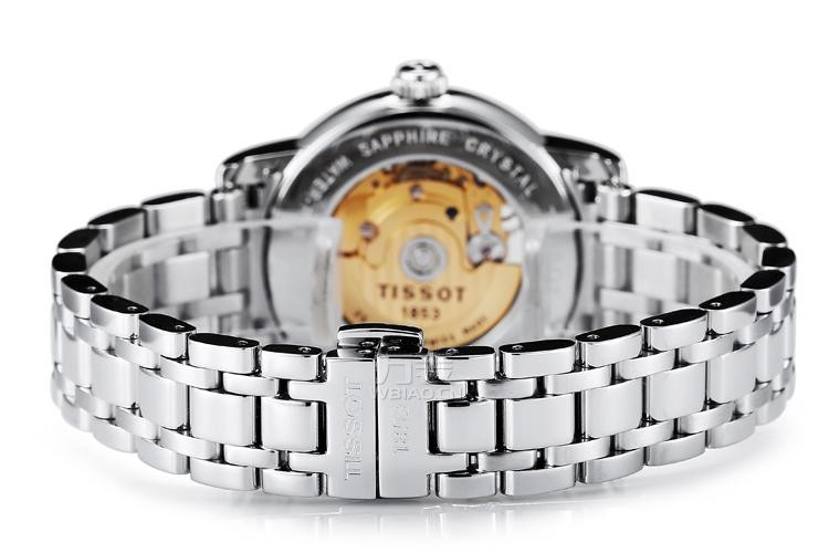 天梭Tissot-心媛系列 T050.207.11.033.00 机械、镂空女表
