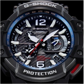 卡西欧G-SHOCK系列 GPW-1000-1APR电波男表