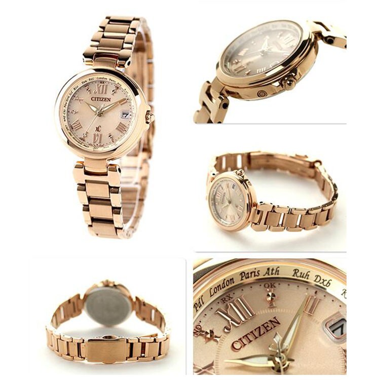 西铁城citizen-光动能电波表系列 EC1032-54X 女士光动能电波表