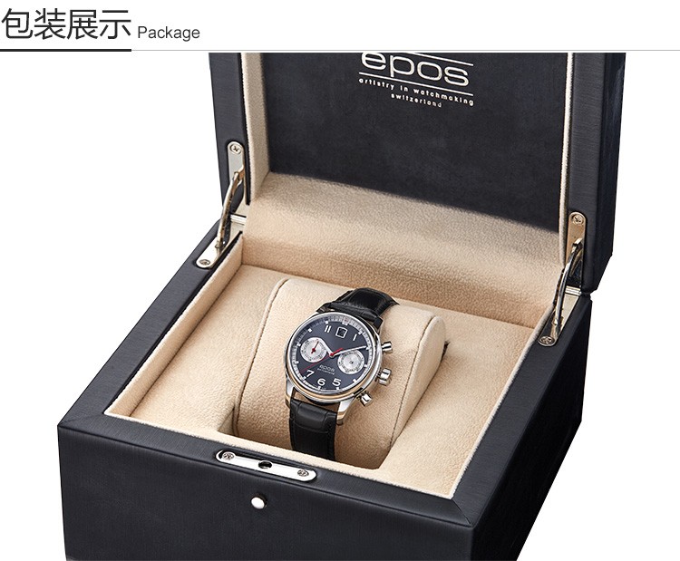 瑞士爱宝时（EPOS）-Originale原创系列 3415.868.20.34.25 轻骑士-黑骑士 机械男表