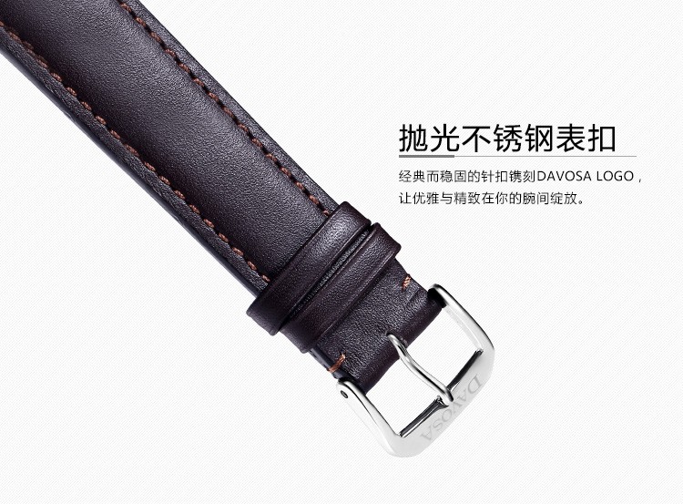 瑞士超高性价比腕表品牌！瑞士迪沃斯(DAVOSA)-Parangon Quartz 剑心系列  16248215 石英男表