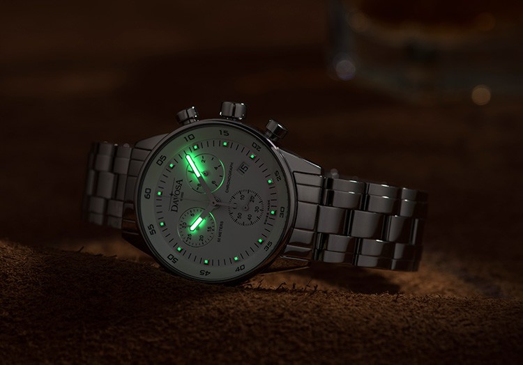 瑞士迪沃斯（DAVOSA）-Gentleman 绅士系列 VIREO商务精英 16854425 男士石英表（已绝版）