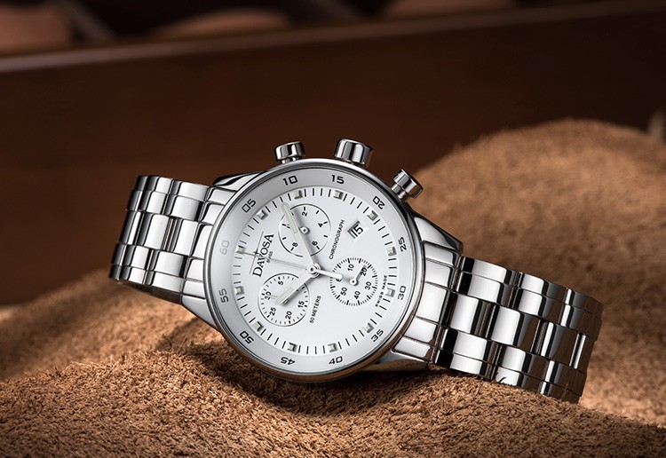 瑞士迪沃斯（DAVOSA）-Gentleman 绅士系列 VIREO商务精英 16854425 男士石英表（已绝版）