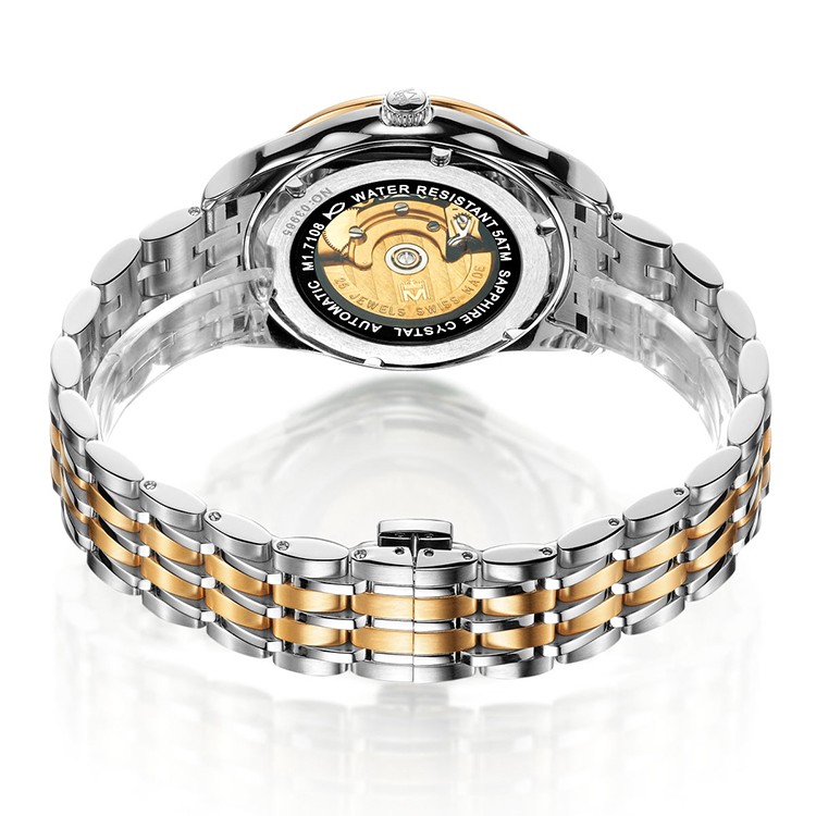 名爵Manjaz-阿波罗系列 7108M SR-WR-A1 自动机械男表