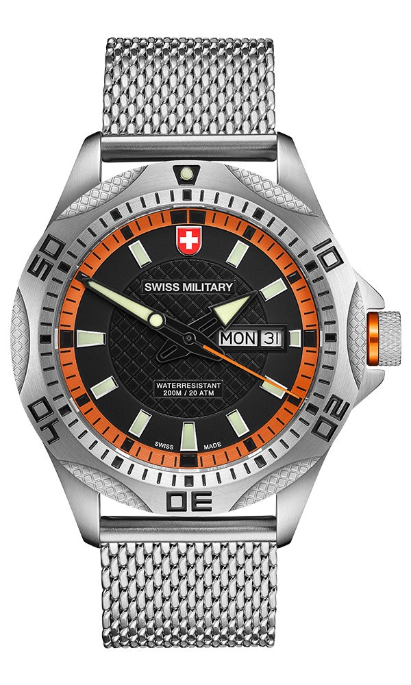 瑞士军表SWISS MILITARY-ARMY 陆军系列 TANK 坦克 2738 双历陆军通勤表