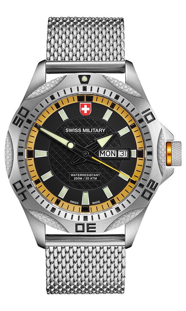 瑞士军表SWISS MILITARY-ARMY 陆军系列 TANK 坦克 2739 双历陆军通勤表