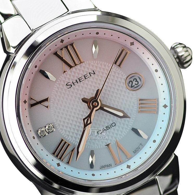 卡西欧CASIO-SHEEN系列 SHE-4516SBD-7CUPR 时尚防水女表