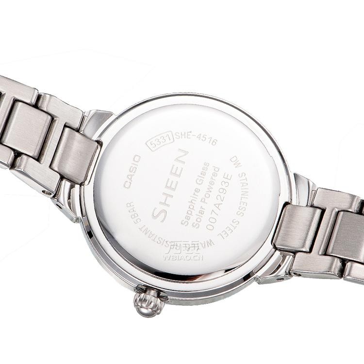 卡西欧CASIO-SHEEN系列 SHE-4516SBD-7CUPR 时尚防水女表
