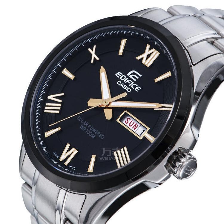 卡西欧CASIO-EDIFICE系列 EFB-104SBB-1AVUPR 防水太阳能男表