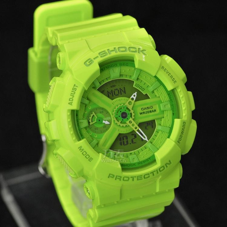 卡西欧CASIO-G-SHOCK系列 GMA-S110CC-3APR 防震防水运动中性手表