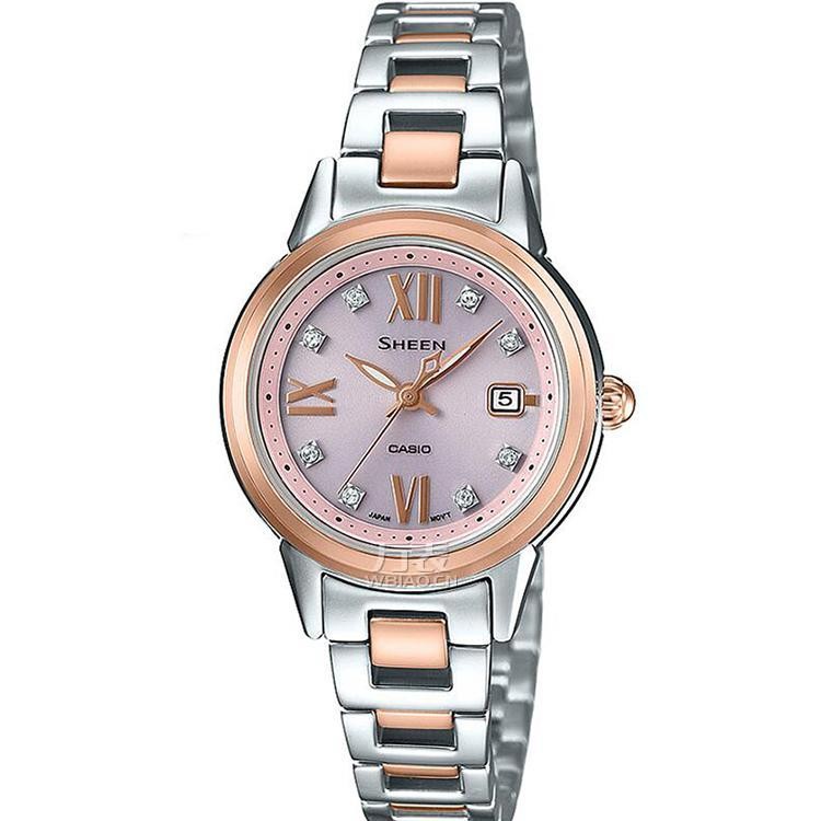 卡西欧CASIO-SHEEN系列  SHE-4522SG-4AUPR 女士太阳能手表