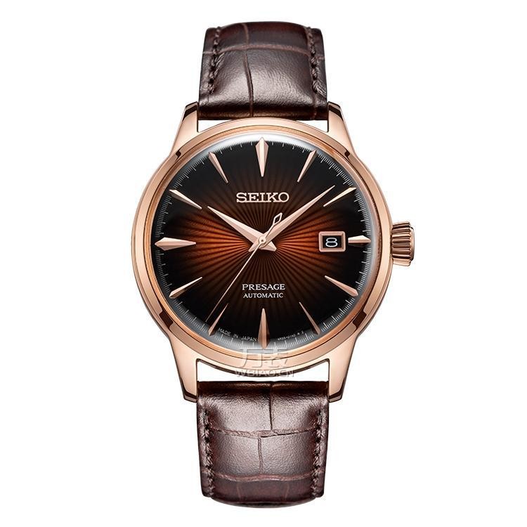 2017年新款！精工SEIKO-Presage 鸡尾酒系列 Manhattan SRPB46J1 自动机械男表