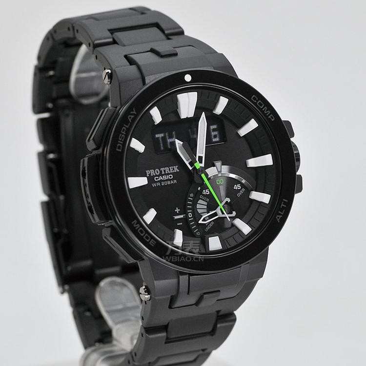 卡西欧G-SHOCK-PROTREK系列 PRW-7000FC-1PR 太阳能运动户外登山男士手表