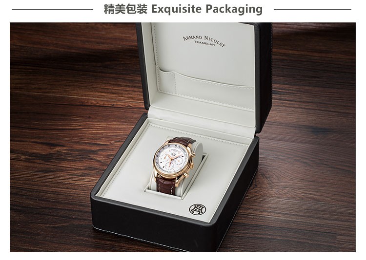 艾美达（Armand Nicolet）- 当代经典系列 M02 7148A-AG-P914MR2 机械男表（已绝版）