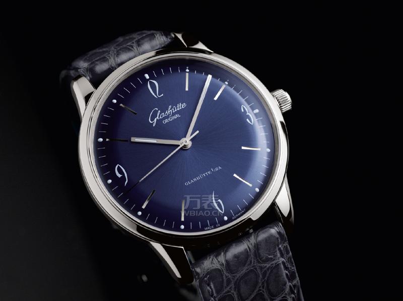 格拉苏蒂glashutte参议员系列机械男表德国